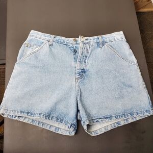 Zana Di Jean Light Wash Women's Size 13/14 Button Fly Shorts